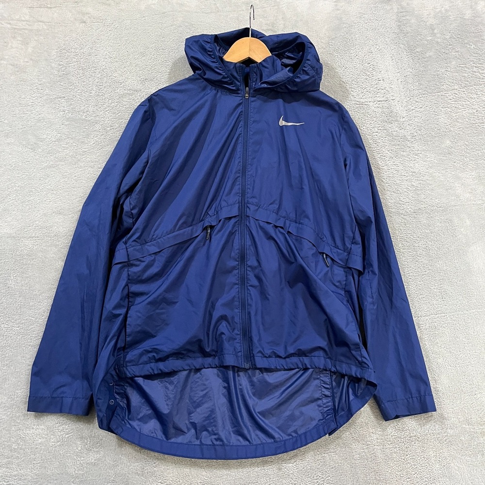 Nike‎ Running Jacket Womens XL Essential Packable Windbreaker Lightweight 933466